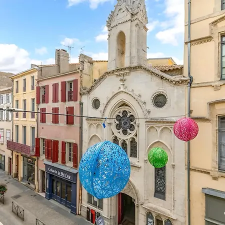 Apartmán O'de- Centre - Proche Cite Medievale -canal Du Midi - Wifi - Ideal Couple Et Professionnel *