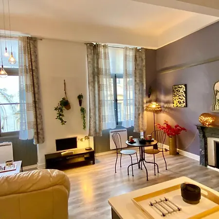 O'de- Centre - Proche Cite Medievale -canal Du Midi - Wifi - Ideal Couple Et Professionnel Apartmán