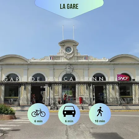 Apartmán O'de- Centre - Proche Cite Medievale -canal Du Midi - Wifi - Ideal Couple Et Professionnel *