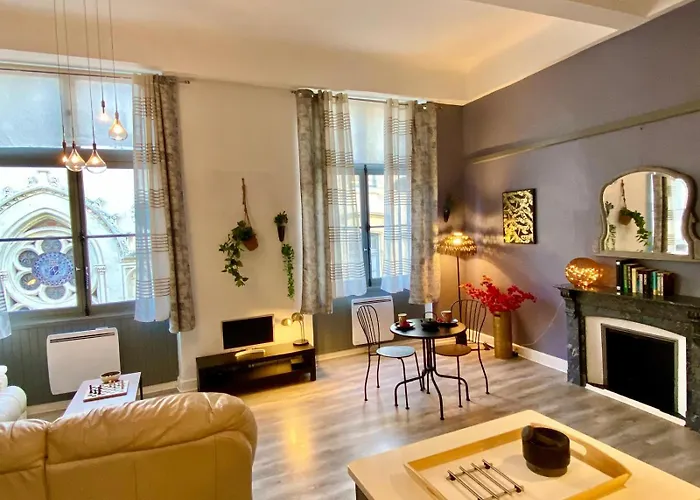 O'de- Centre - Proche Cite Medievale -canal Du Midi - Wifi - Ideal Couple Et Professionnel Apartamento