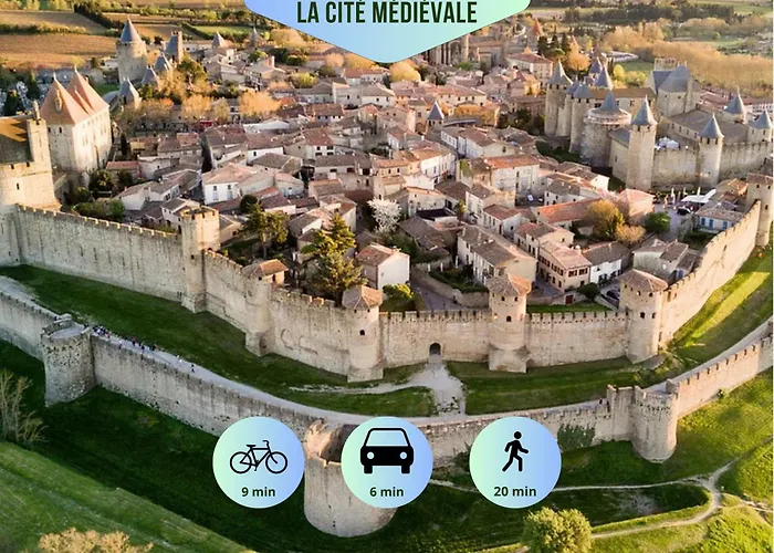 O'de- Centre - Proche Cite Medievale -canal Du Midi - Wifi - Ideal Couple Et Professionnel Carcassonne