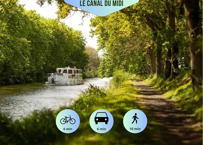 Apartamento O'de- Centre - Proche Cite Medievale -canal Du Midi - Wifi - Ideal Couple Et Professionnel